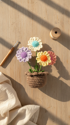 Daisy Flower Pot