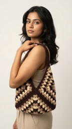 Granny Square Shoulder Bag
